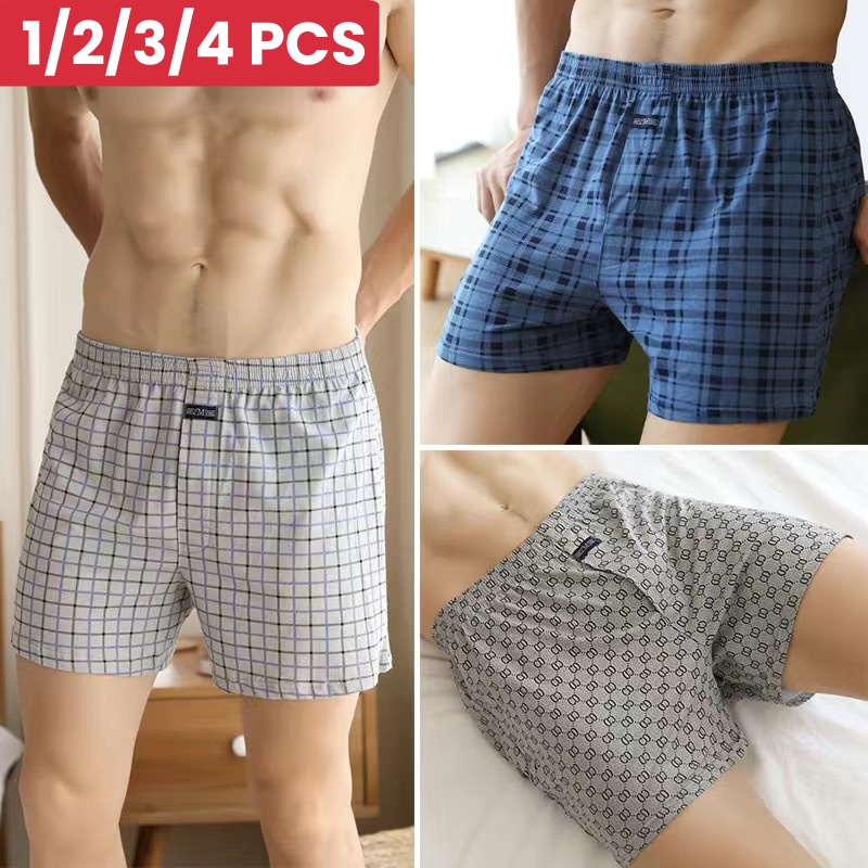 Boxer Brief Pack Cotton - 1/2/3/4 шт., большие размеры M-XXXL, хлопковые