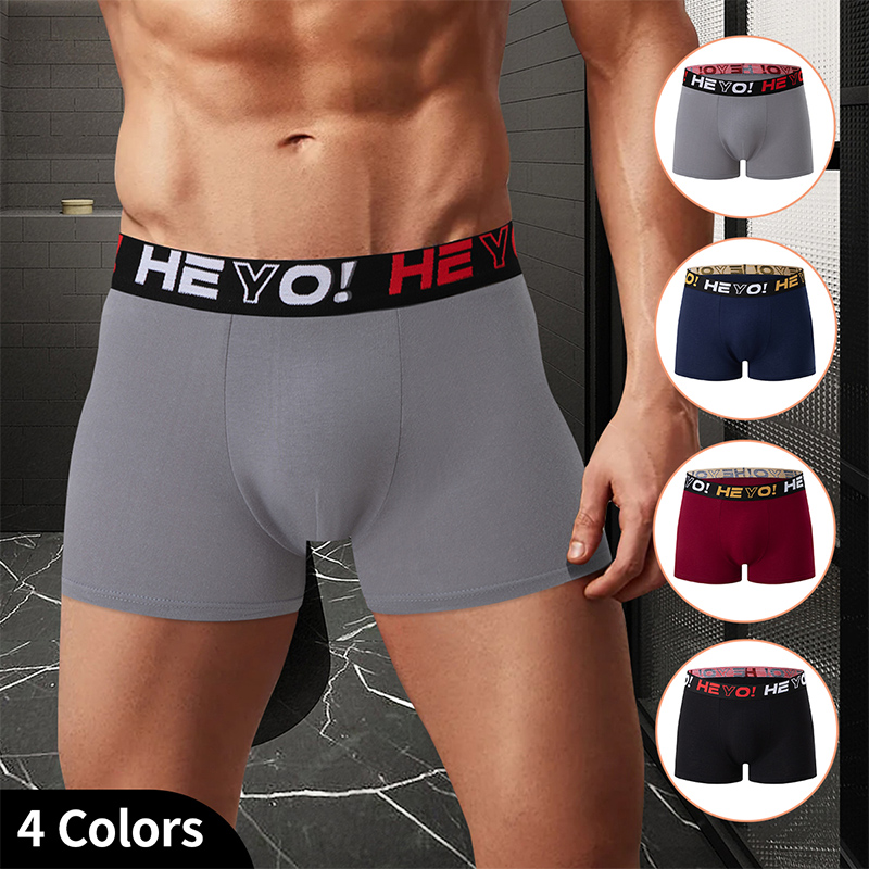 Boxer Brief Pack Cotton - Набор из 4 предметов мужского однотонного