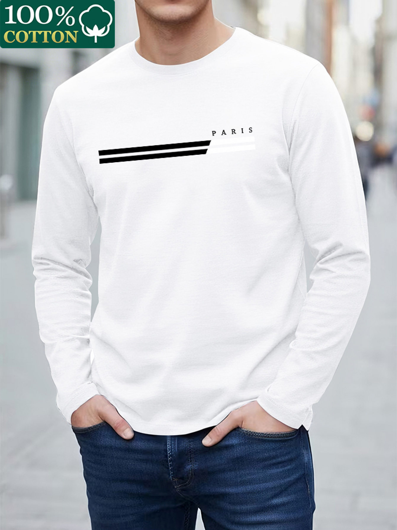 100% ХЛОПОК. Мужская футболка  – обзор и цена Undershirt Crew Neck